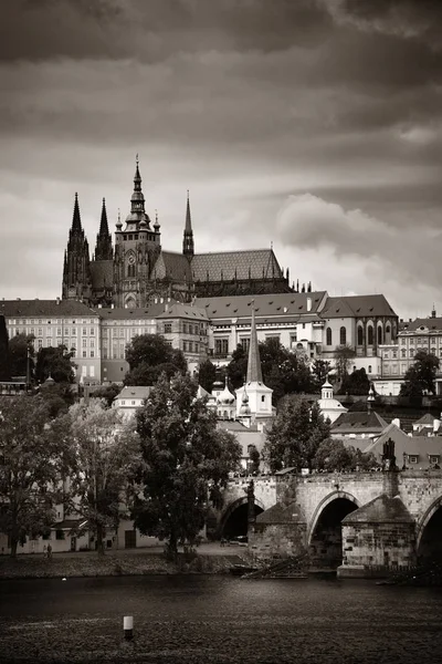 Prager Stadtansicht Mit Historischen Gebäuden Der Tschechischen Republik — Stockfoto