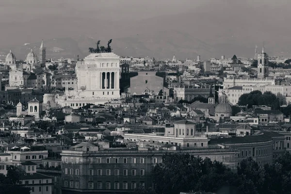 Rome Vue Sur Toit Avec Architecture Antique Italie — Photo