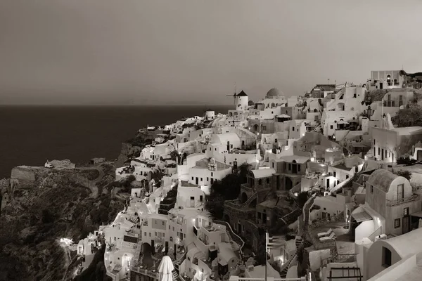 Santorini Skyline Будівлями Греції — стокове фото