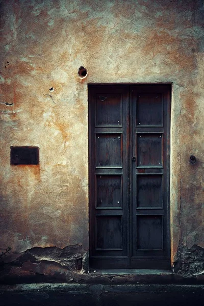 Porta Parede Vintage Florença Itália — Fotografia de Stock