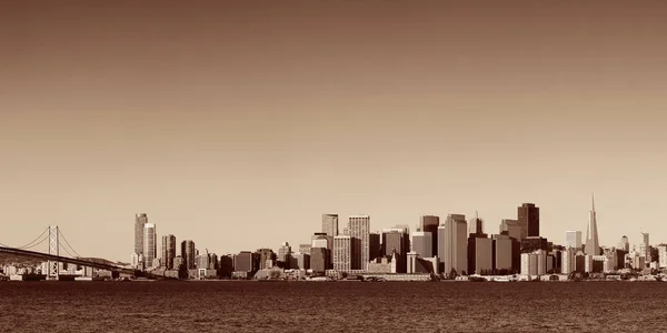 San Francisco City Skyline Panoráma Városi Architektúrák — Stock Fotó