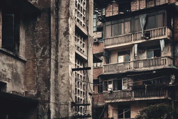 Balcony Xiahao Old Street Chongqing China — Stock Photo, Image