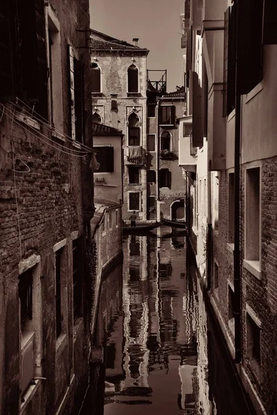 Uitzicht Gracht Venetië Met Historische Gebouwen Italië — Stockfoto