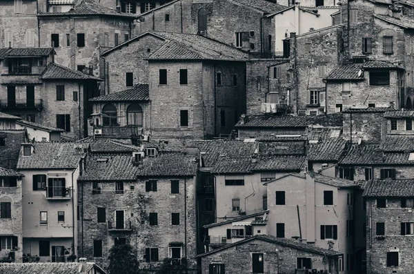 イタリアのシエナからの古い建物の背景 — ストック写真
