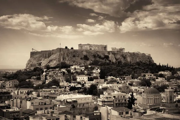希腊雅典天际线天窗景观 — 图库照片
