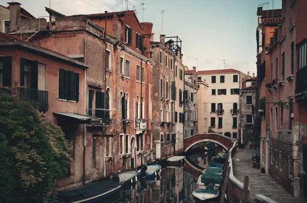 Uitzicht Gracht Venetië Met Historische Gebouwen Italië — Stockfoto
