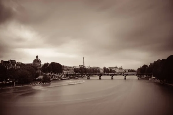 Paris City View River Seine — стокове фото