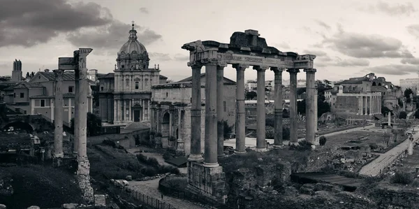 Ρώμη Φόρουμ Ερείπια Των Ιστορικών Κτιρίων Ιταλία — Φωτογραφία Αρχείου