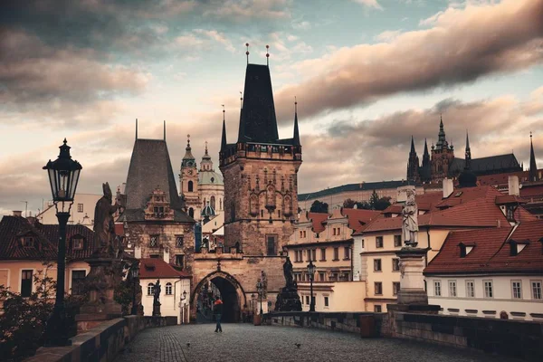 Malerischer Blick Auf Die Karlsbrücke Prag Tschechische Republik — Stockfoto