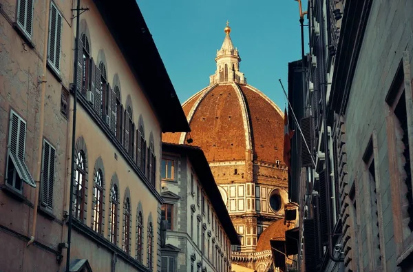 Dom Santa Maria Del Fiore Street View Florenz Italien — Stockfoto
