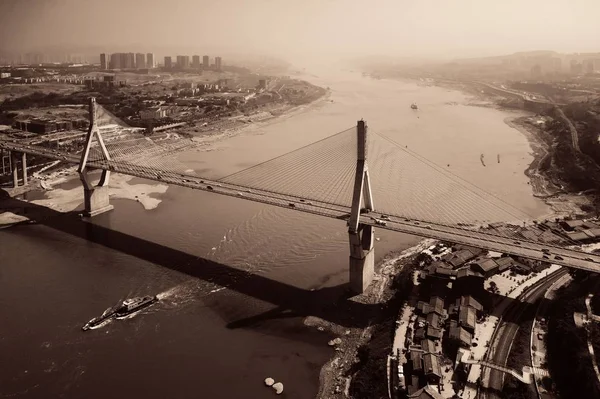 Masangxi Brücke Und Städtische Architektur Chongqing China — Stockfoto