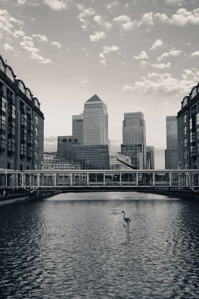 Canary Wharf Affärsdistriktet London — Stockfoto