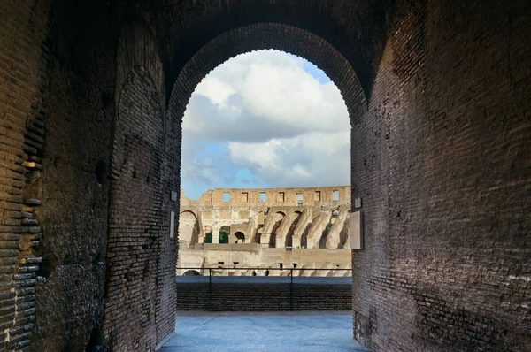 Archway Colosseum World Known Landmark Symbol Rome Italy — Stock Photo, Image