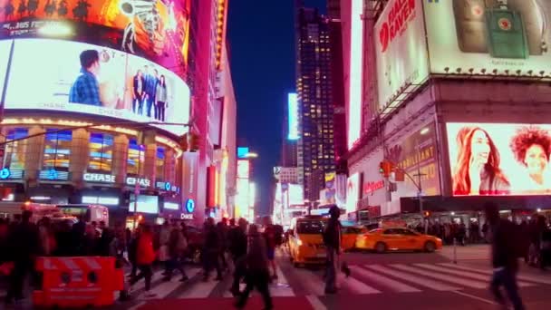 New York City Usa Października 2018 42Nd Street Przemieszczać Midtown — Wideo stockowe