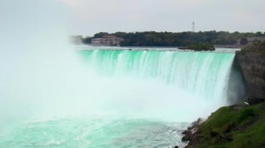 Horseshoe Falls panorama Niagara, Kanada görünümünde kaydırma.