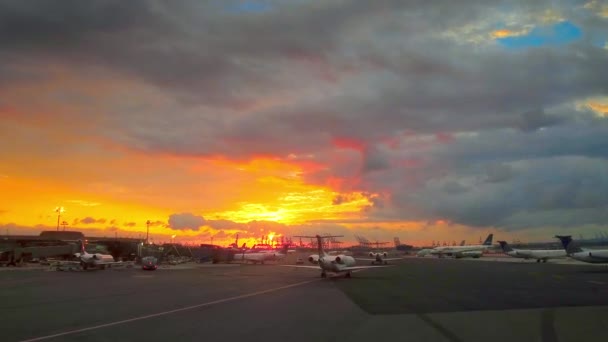 Newark Estados Unidos Junio 2018 Aeropuerto Internacional Newark Liberty Ewr — Vídeos de Stock