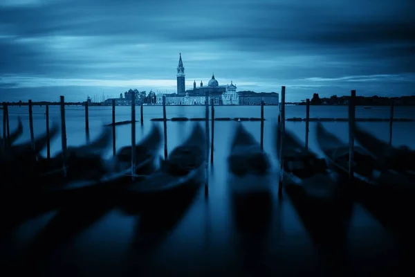 Parque Gôndola Água San Giorgio Maggiore Ilha Veneza Itália — Fotografia de Stock