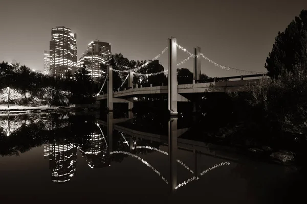 Calgary Prince Island Por Noche Canadá — Foto de Stock