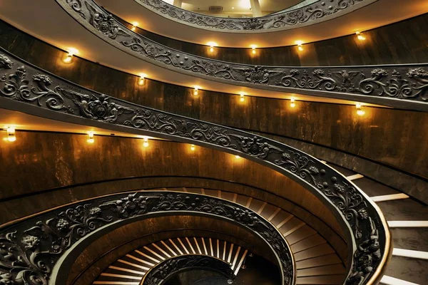 Escadaria Espiral Museu Vaticano — Fotografia de Stock