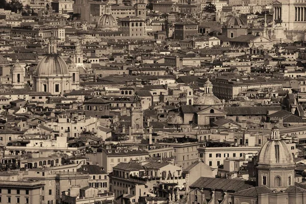Rome Vue Panoramique Depuis Sommet Basilique Saint Pierre Cité Vatican — Photo