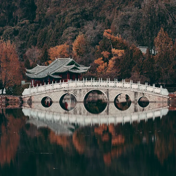 Piscinas Construção Lijiang Yunnan China — Fotografia de Stock