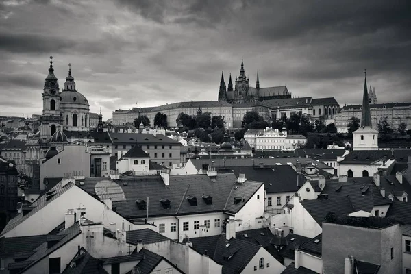 Praski Widok Panoramę Pragi Zabytkowymi Budynkami Czechach — Zdjęcie stockowe