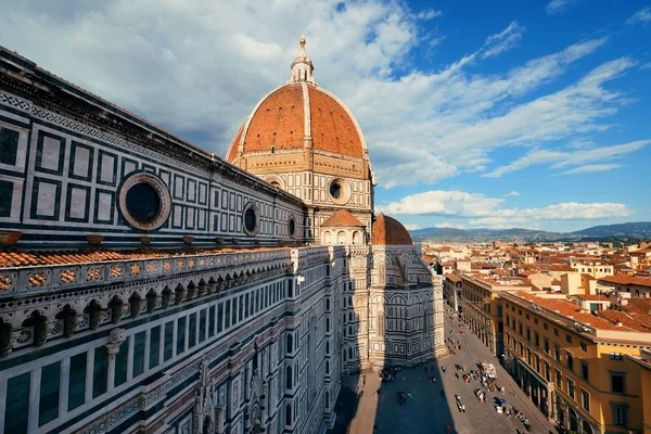 Duomo Santa Maria Del Fiore Florenz Italien Von Der Spitze — Stockfoto