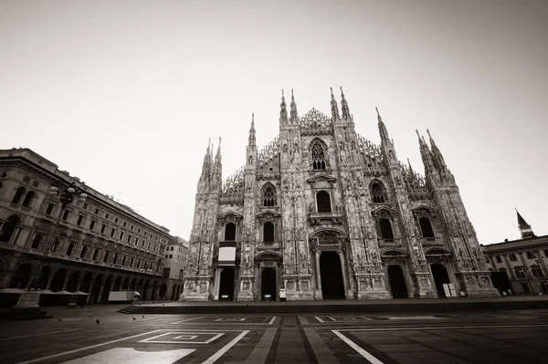 Katedrála Náměstí Nebo Piazza Del Duomo Italštině Centrem Města Milána — Stock fotografie