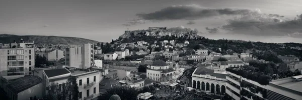 Vue Panoramique Sur Toit Athènes Grèce — Photo