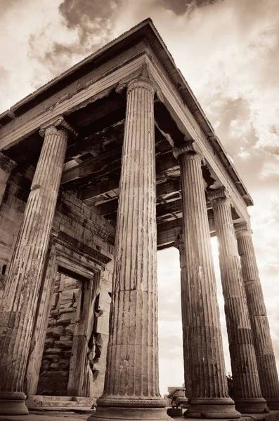 Templo Erechtheion Acrópolis Atenas Grecia —  Fotos de Stock