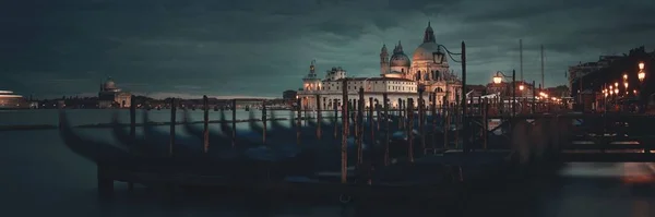 Venice Church Santa Maria Della Salute Gondola Park Water Front — Stock Photo, Image