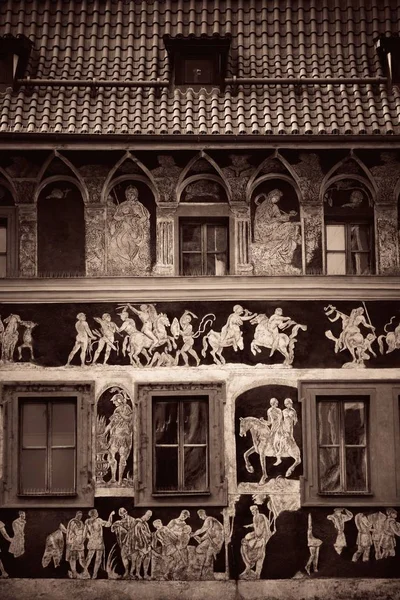 공화국에 역사적 건물들로 이루어진 프라하시의 — 스톡 사진
