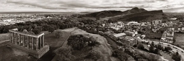 Calton Hillu Bylo Vidět Panorama Edinburghu Spojené Království — Stock fotografie