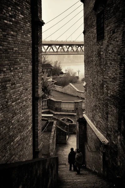 中国重慶の小老街 — ストック写真