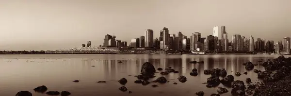 Vancouver Downtown Városi Épületek Waterfront — Stock Fotó