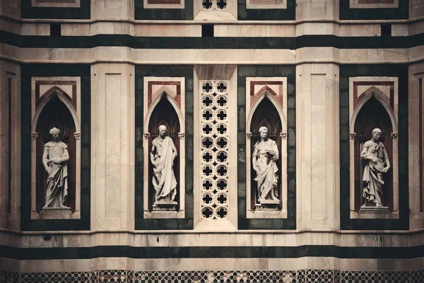 두오모 마리아 Fiore 패턴으로 피렌체 이탈리아 — 스톡 사진
