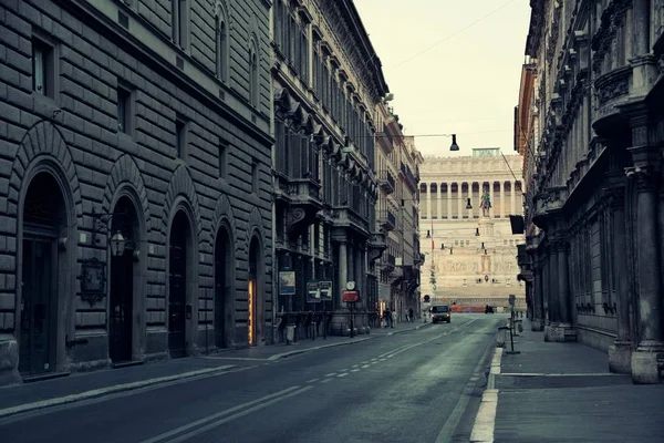 Zobrazení Ulic Římě Itálie — Stock fotografie