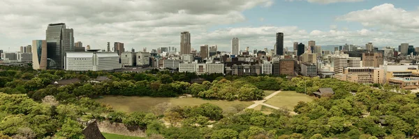 Osaka Şehir Parkı Çatı Manzaralı Japonya — Stok fotoğraf