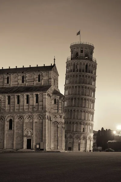 Talya Pisa Daki Eğik Kule Dünya Çapında Bilinen Bir Simgedir — Stok fotoğraf