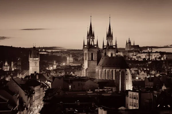 Kilise Our Lady Eski Şehir Meydanı Prag Çek Cumhuriyeti Için — Stok fotoğraf