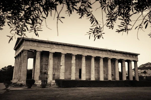 Tempio Efesto Vista Vicino Atene Grecia — Foto Stock