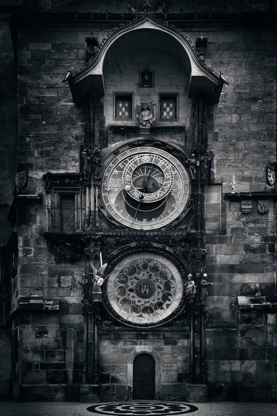Relógio Astronômico Close Praça Cidade Velha Praga República Checa — Fotografia de Stock