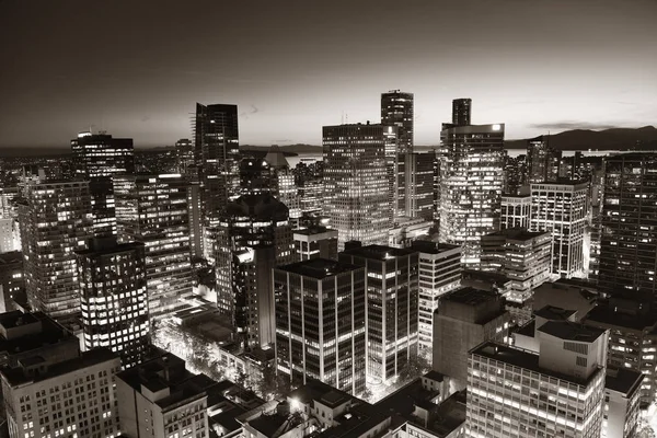 Vancouver Rooftop View Urban Architectures Dusk — Stock Photo, Image