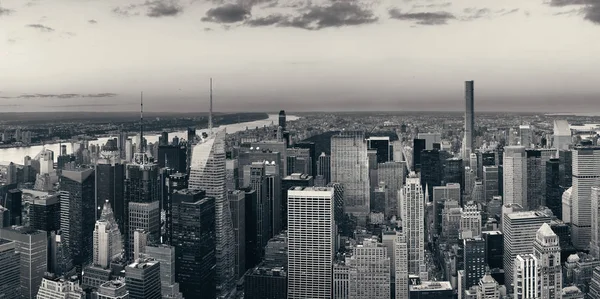 Nowojorska Panorama Śródmieścia Drapaczami Chmur Panoramą Miasta — Zdjęcie stockowe