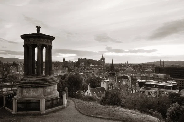 Die Skyline Von Edinburgh Vom Calton Hill Aus Gesehen Großbritannien — Stockfoto