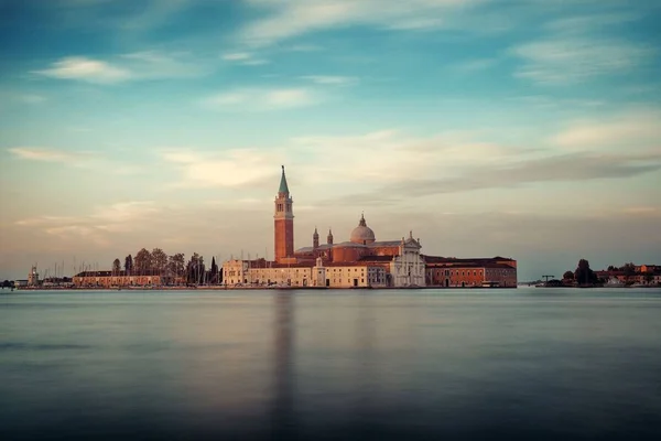 Eglise San Giorgio Maggiore Lever Soleil Venise Italie — Photo