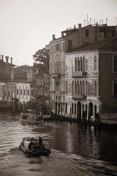 Venice Grand Canal View Historical Buildings Italy — Stock Photo, Image