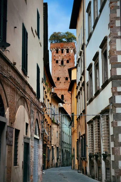 Lucca Vista Calle Italia — Foto de Stock