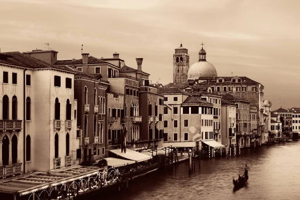 Vue Sur Grand Canal Venise Avec Bâtiments Historiques Italie — Photo