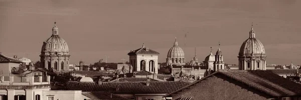Vista Panoramica Sul Tetto Roma Architettura Storica Skyline Della Città — Foto Stock